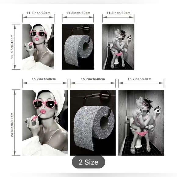 💗 NEW 3pcs Modern Wall Art Prints 💗 - Picture 4 of 9